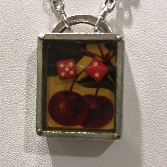 Classic Hardware “Lucky Cherries” Necklace - Picture 3 of 8